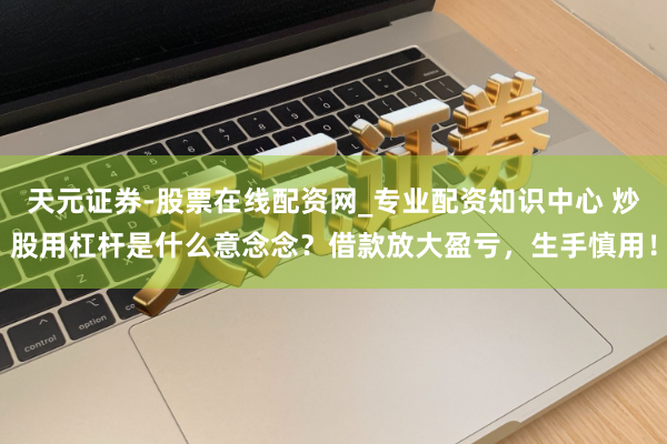 天元证券-股票在线配资网_专业配资知识中心 炒股用杠杆是什么意念念？借款放大盈亏，生手慎用！